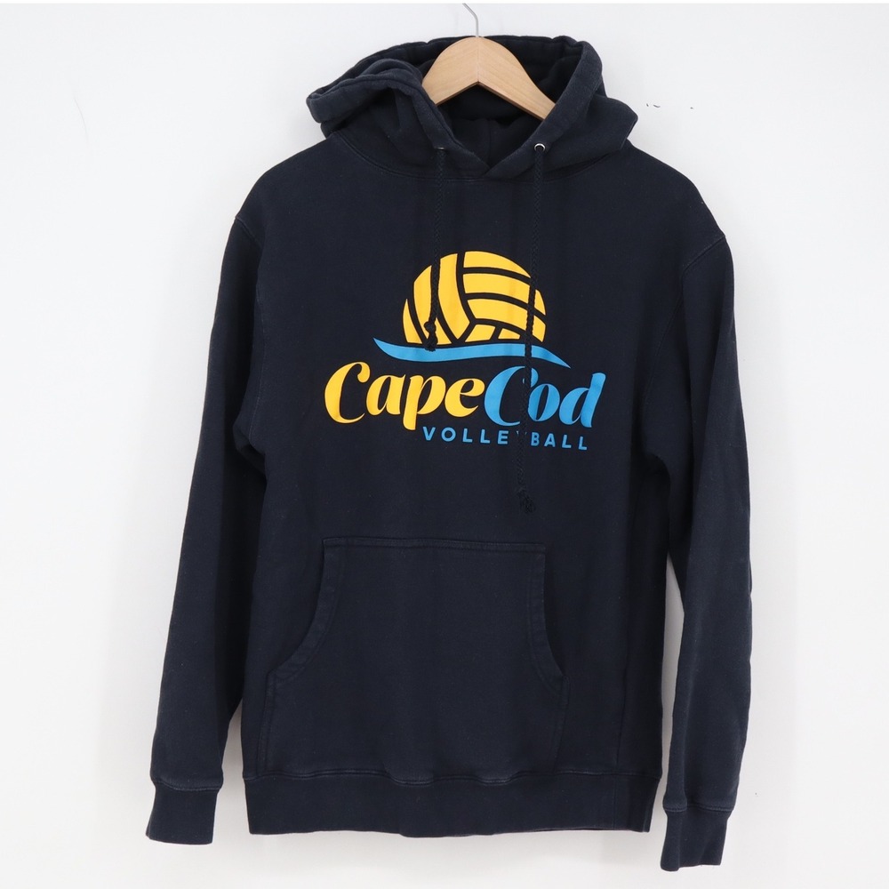 Independent Trading Co Hoodie Small Cape Cod Volleyball Navy Graphic Excellent